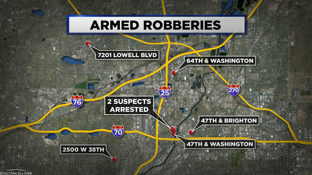7-Eleven Robberies Map 
