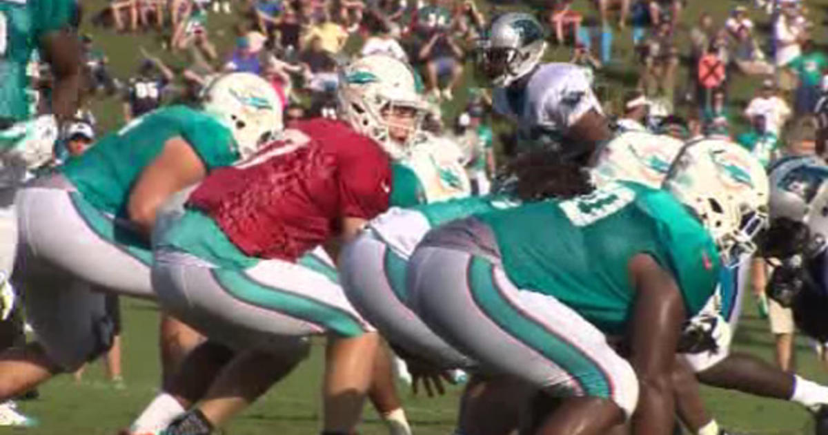 Dolphins Look Good During First Joint Practice With Panthers CBS Miami