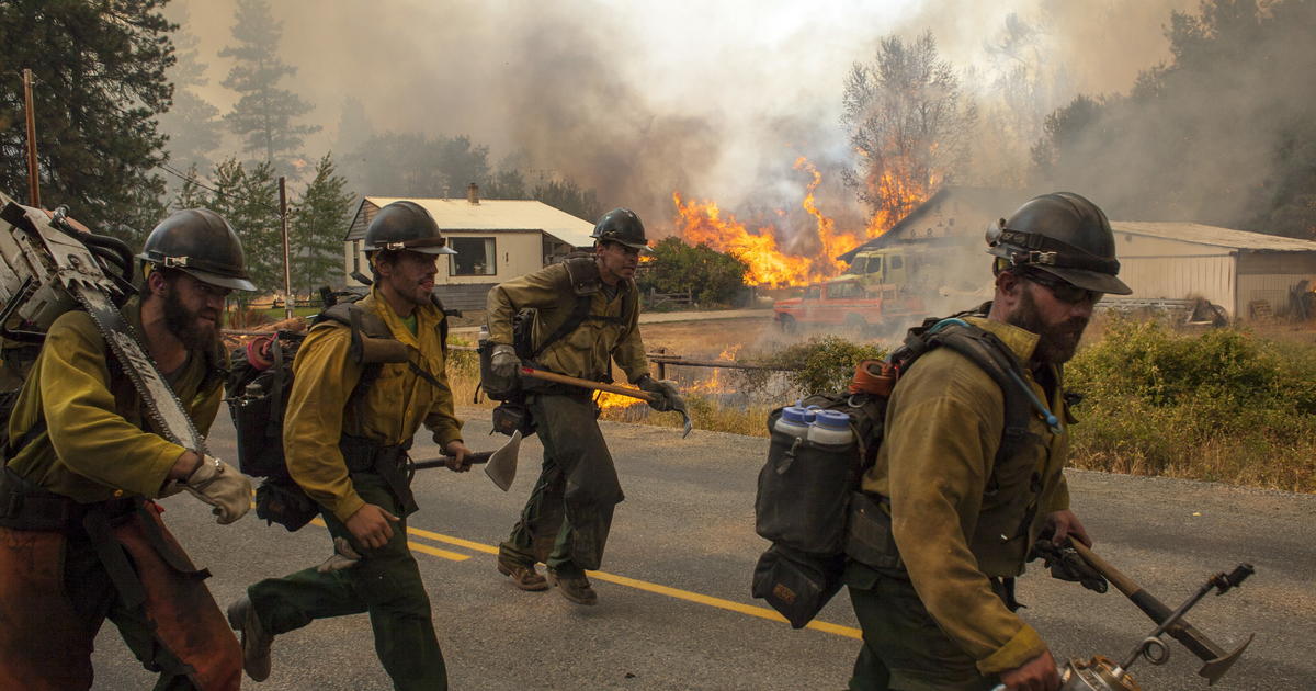 Winds shifted minutes before Washington firefighters killed, records show -  CBS News