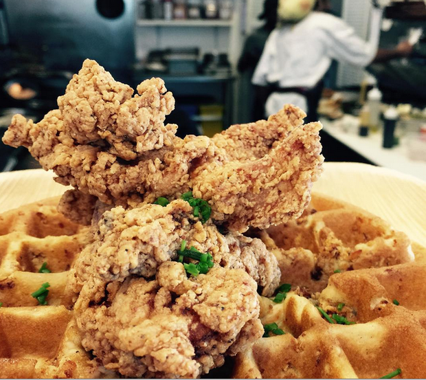 M2C Chicken in Waffles - My Two Cents 