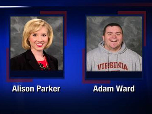 ​Alison Parker and Adam Ward, a reporter and cameraman for CBS Roanoke affiliate WDBJ-TV 