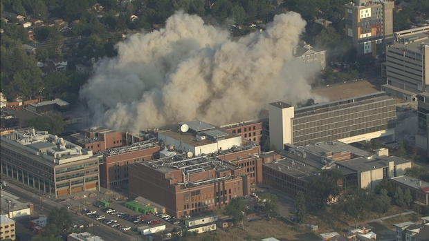 Former Biomedical Research Building Implosion 