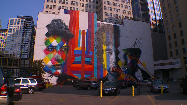 Bob Dylan Mural Minneapolis 