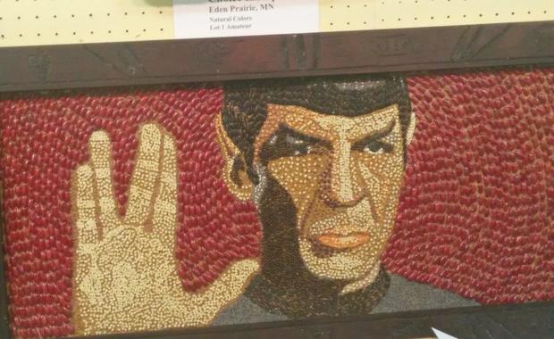 Crop Art Spock 