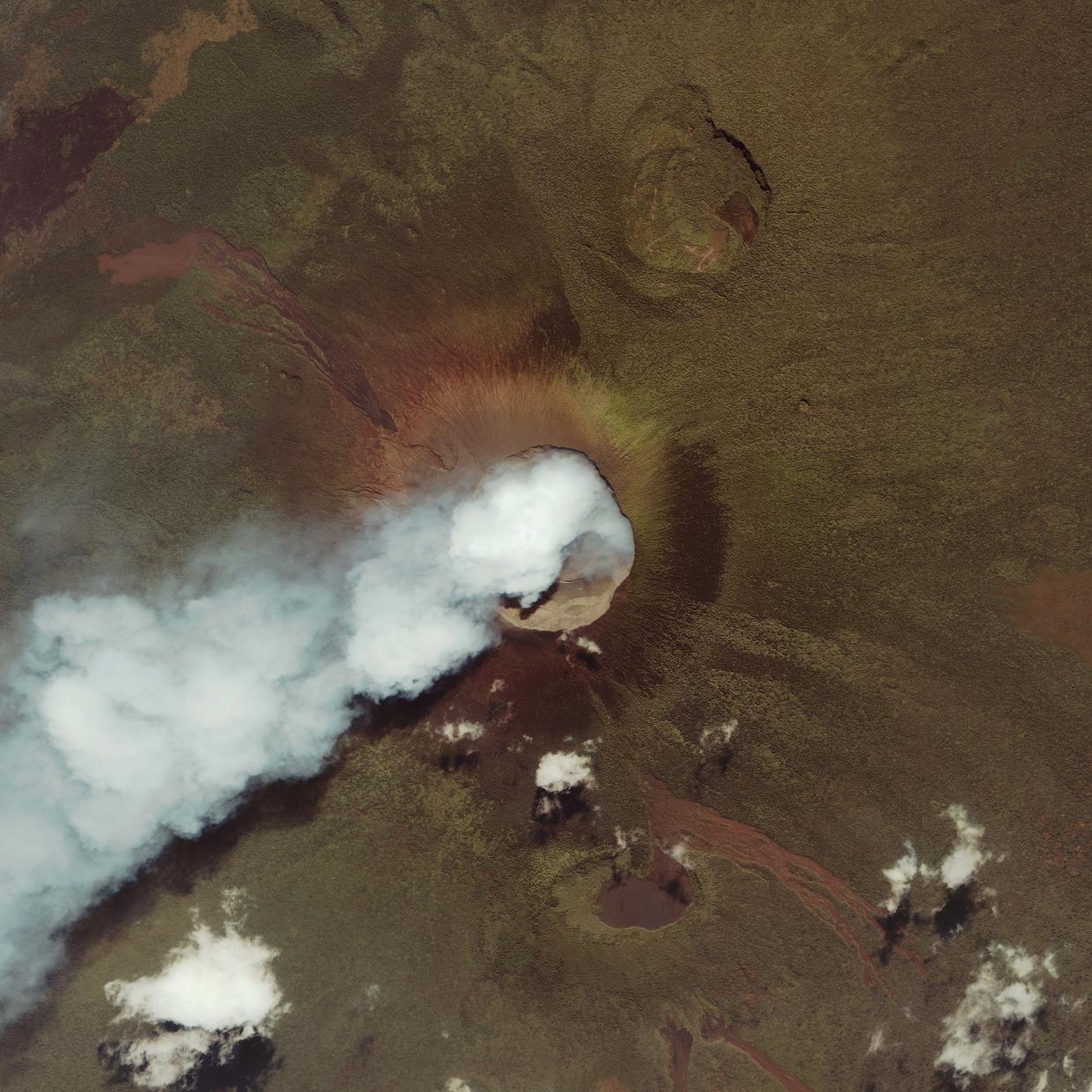 Volcanic Eruptions Seen From Space