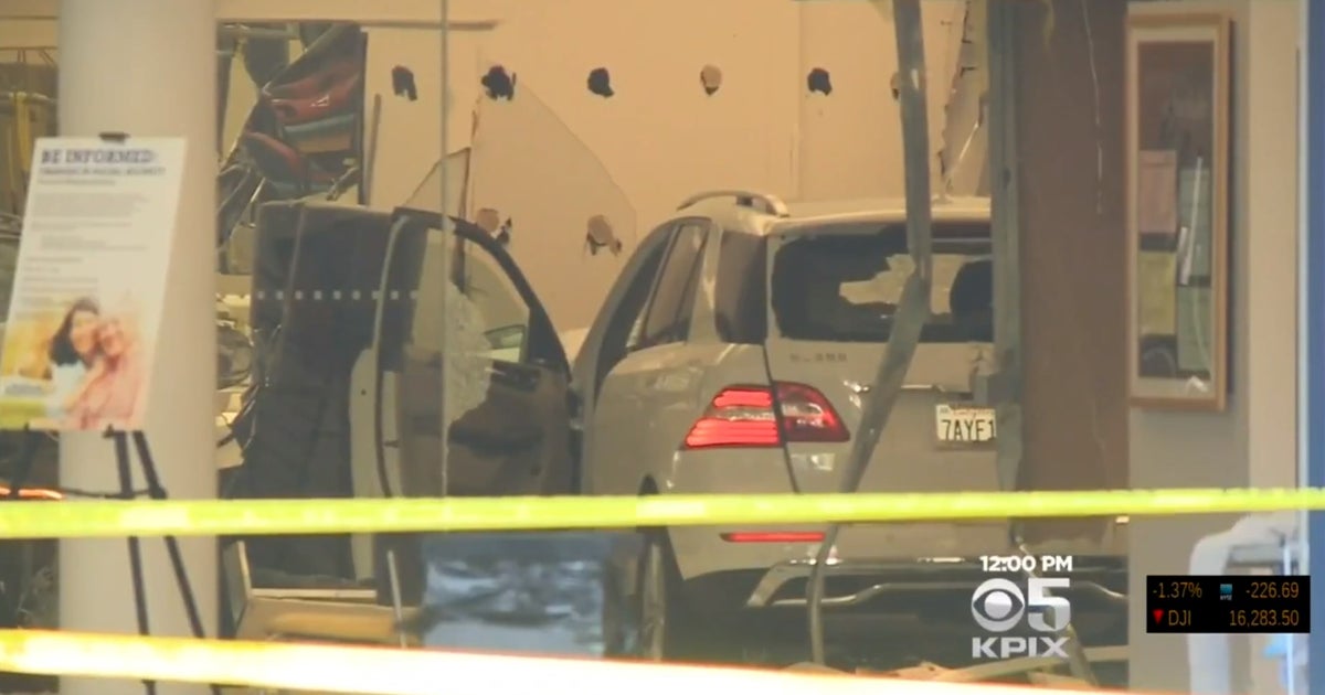 1 killed, 5 hurt when car smashes into Livermore, California gym CBS News