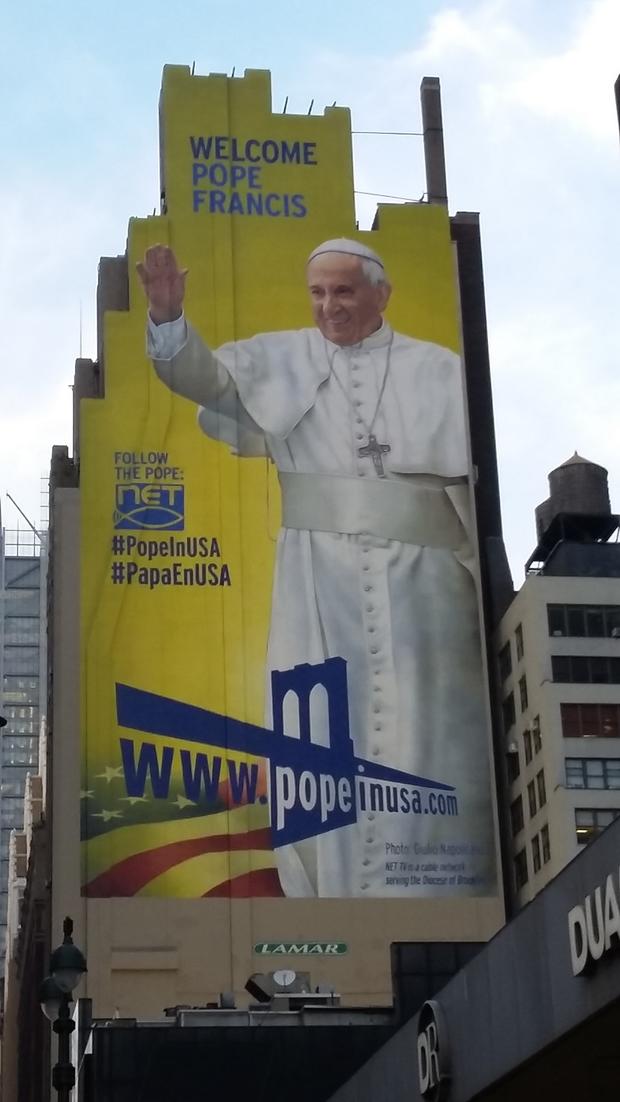 Pope mural 
