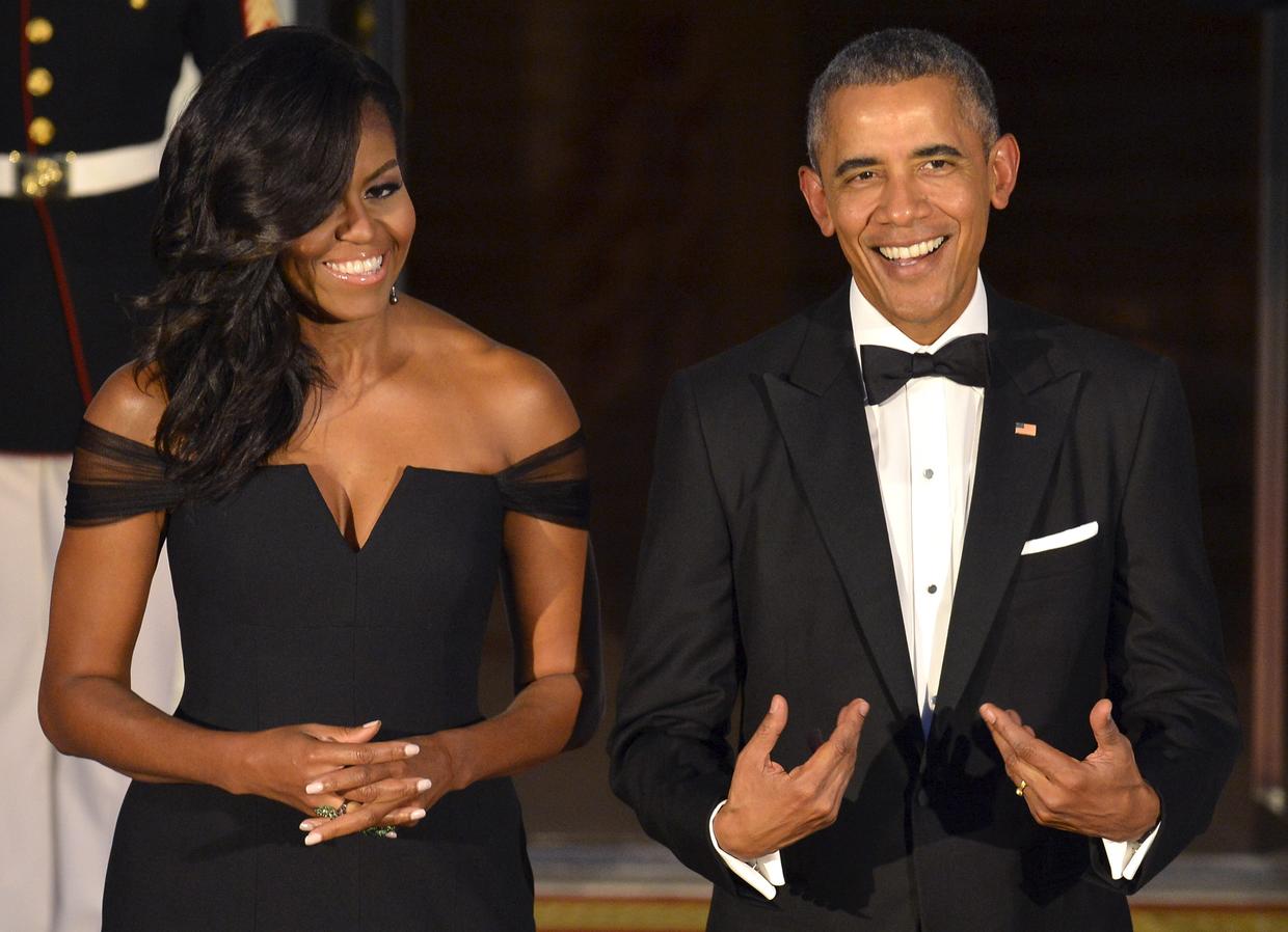 Obamas host state dinner for Chinese president and first lady - CBS News