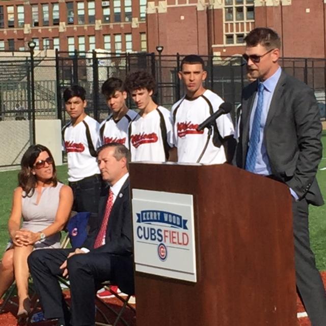 Kerry Wood Cubs Field Opens, CPS Ball Players Now Have 'Field of Dreams' -  Roscoe Village - Chicago - DNAinfo
