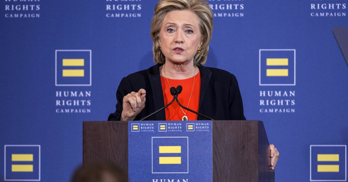 Hillary Clinton targets GOP rivals' "ridiculousness" on gay rights ...