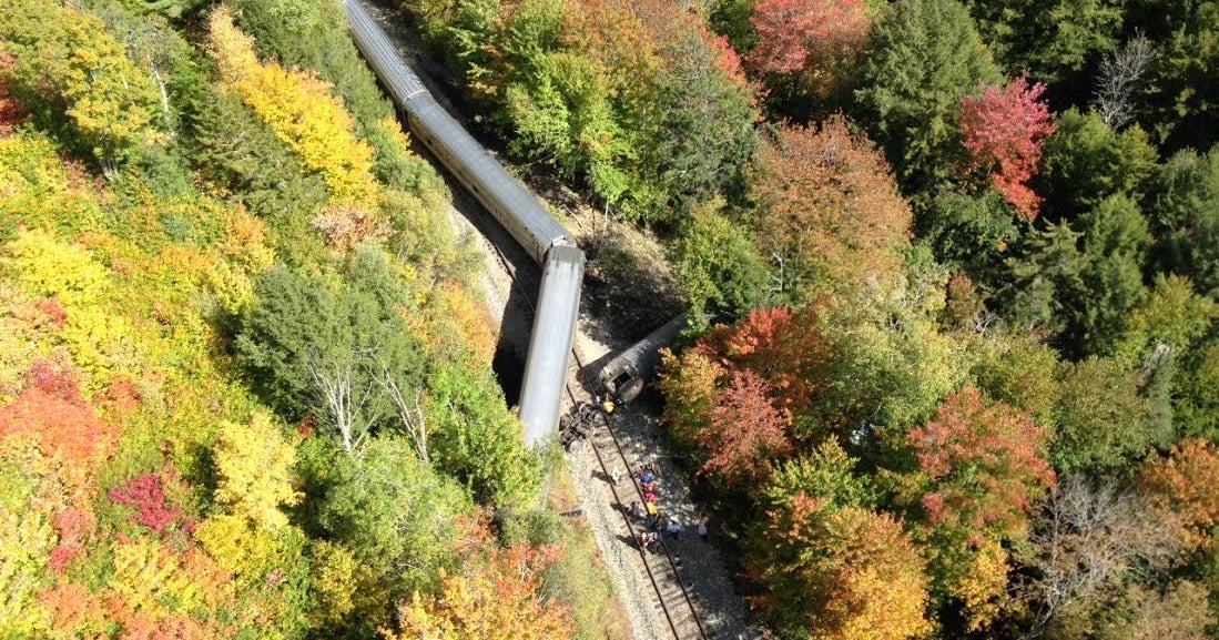 Amtrak train derails near Roxbury, Vermont CBS News