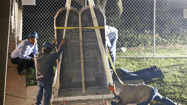 oklahoma ten commandments 