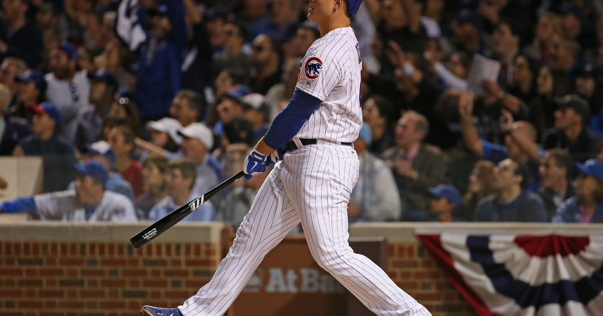 Watch: Anthony Rizzo Is Practicing His Bat Flip - CBS Chicago