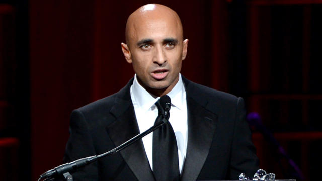 Yousef al-Otaiba speaks onstage at Angel Ball 2014 hosted by Gabrielle's Angel Foundation at Cipriani Wall Street on Oct. 20, 2014, in New York City. 