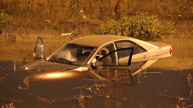 submerged car 
