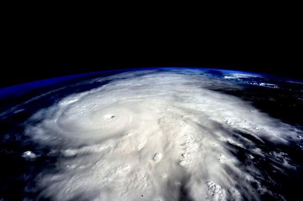 hurricane patricia from scott kelly on the space station 