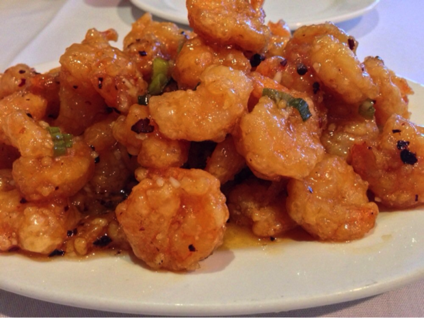 Slippery Shrimp at Yang Chow 