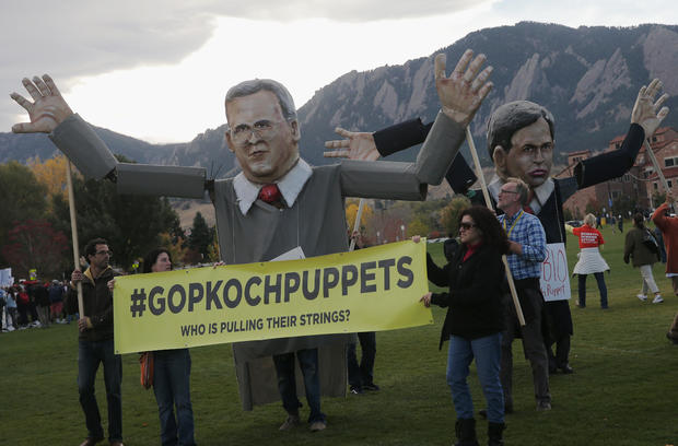 Activists Demonstrate Outside Of The Republican Presidential Debate In Boulder 