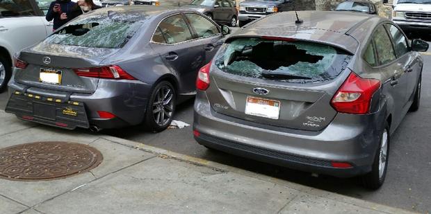 washington heights cars vandalized 