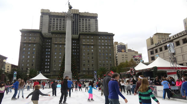 Ice Skating In Union Square 