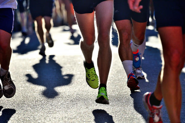 runners running running club shoes  walk 