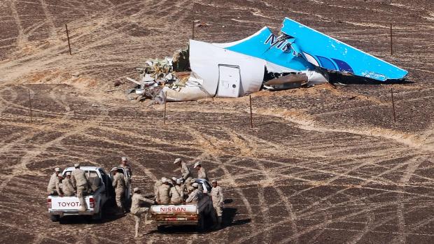 Russian plane crashes in Egypt 