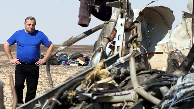 Russian plane crashes in Egypt