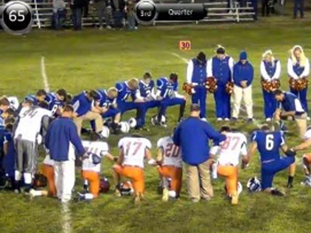 Kansas high school football player Luke Schemm dies after game - CBS News