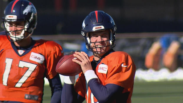 Peyton Manning At Practice 