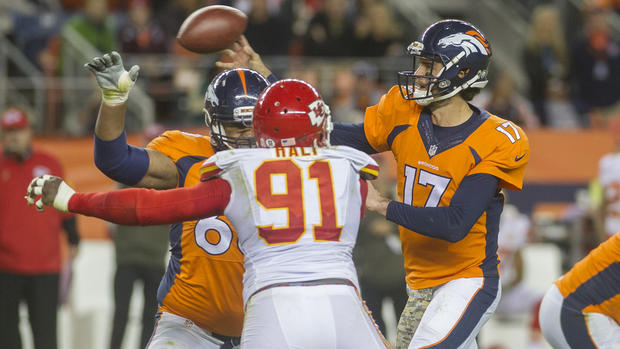 Brock Osweiler During The Broncs 29-13 Loss To The Chiefs 