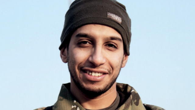 A man described as Abdelhamid Abaaoud is seen in an undated photograph that was published in the Islamic State of Iraq and Syria's online magazine, Dabiq, and posted on a social media website. 