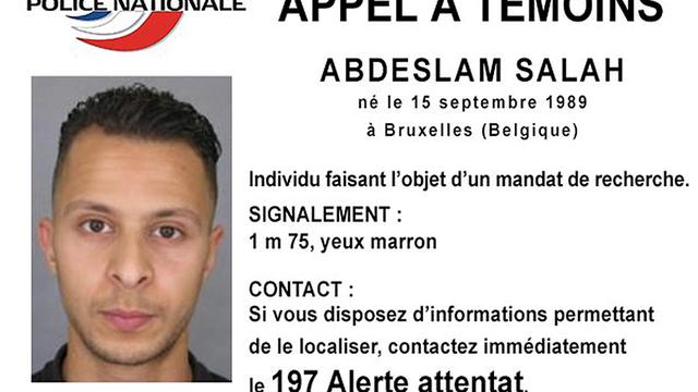 A handout picture shows Belgian-born Salah Abdeslam on a call-for-witnesses notice released by French Police Nationale information services Nov. 15, 2015. 