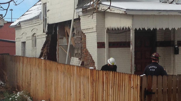 Partial wall collapse 