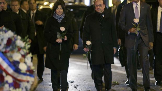 Tribute for victims of Paris attacks 