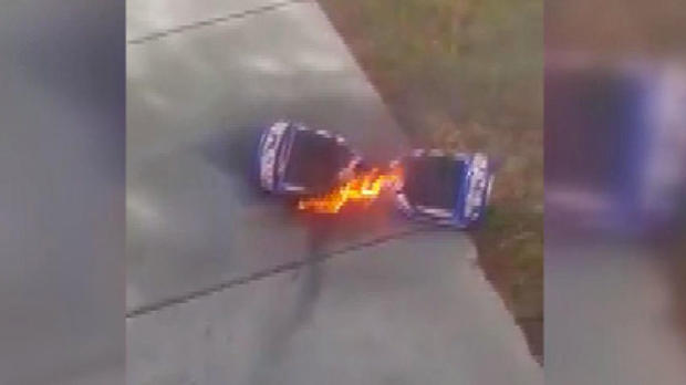 Hoverboard fire 