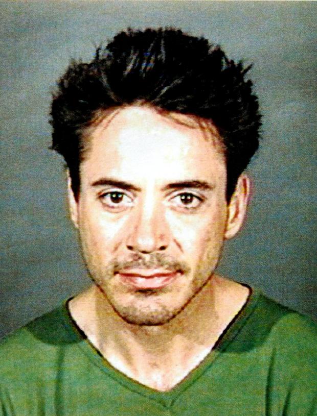 US actor Robert Downey Jr is shown in a Culver Cit 