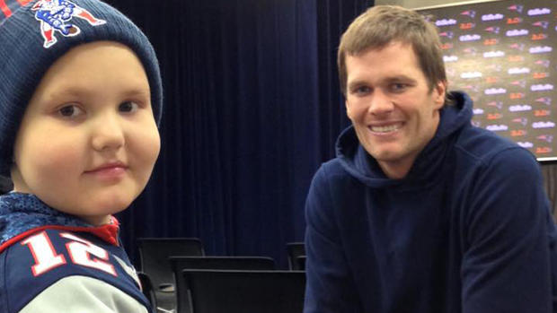Tom Brady Meets Cancer Patient 