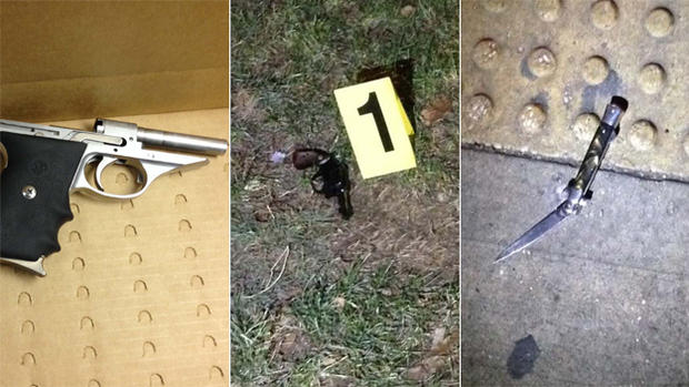 Weapons Found At Shooting Of Officer Sherrod Stuart 