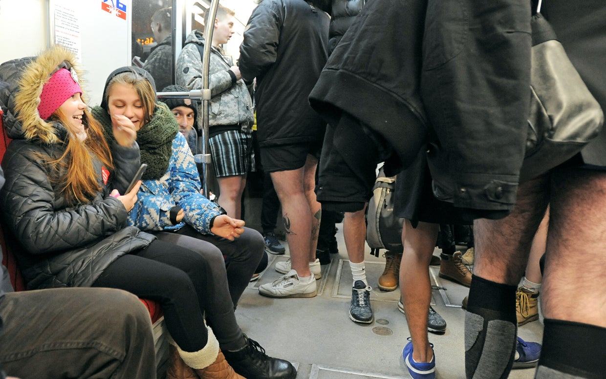 No Pants Subway Ride 2016: Legs bared around the world