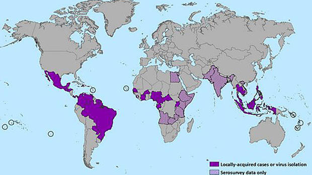 Countries Affected By Zika Virus 