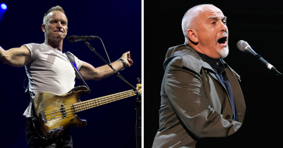 Sting, Peter Gabriel To Play Worcester's DCU Center Together CBS Boston