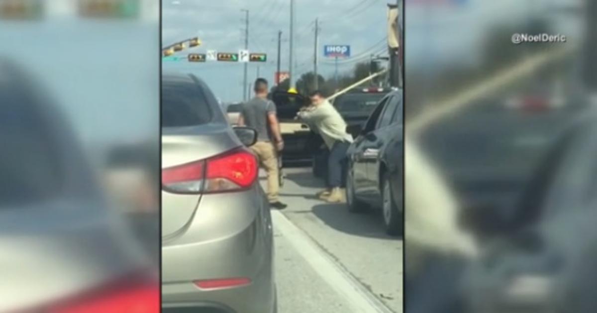 Caught on camera: Road rage in Texas - CBS News