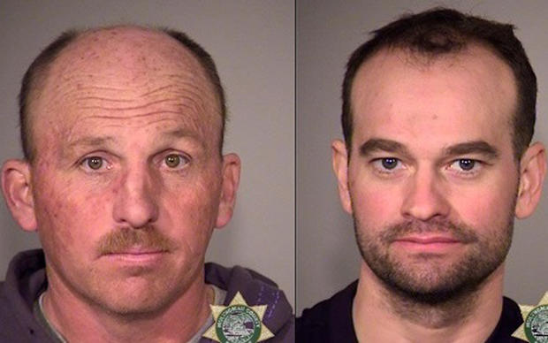 Mugshots of 45-year-old Duane Leo Ehmer of Irrigon, Oregon, and 34-year-old Dylan Wade Anderson of Provo, Utah 