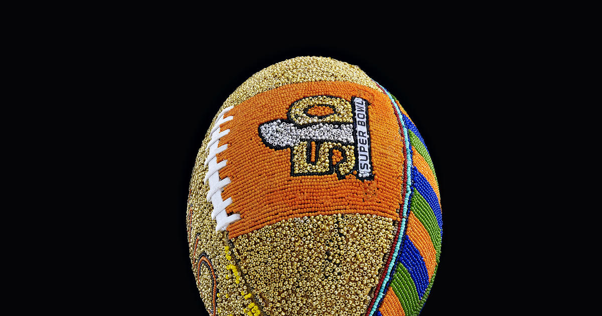 50 glam designer footballs for Super Bowl 50