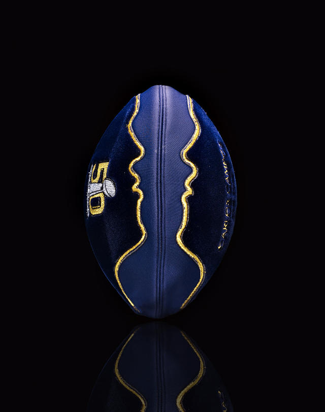 NFL's Designer Bespoke Footballs Celebrate Super Bowl 50