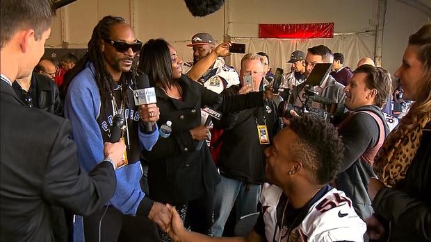 Snoop Dogg Makes Waves At Super Bowl 50 Media Availability 