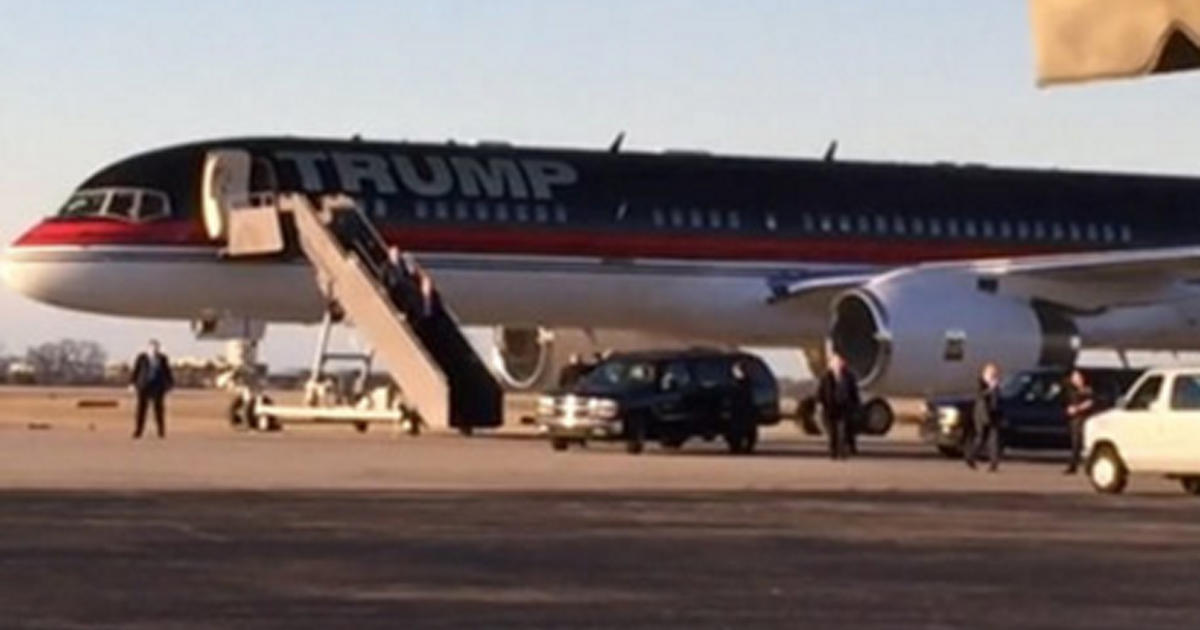 Trump plane landing bozeman