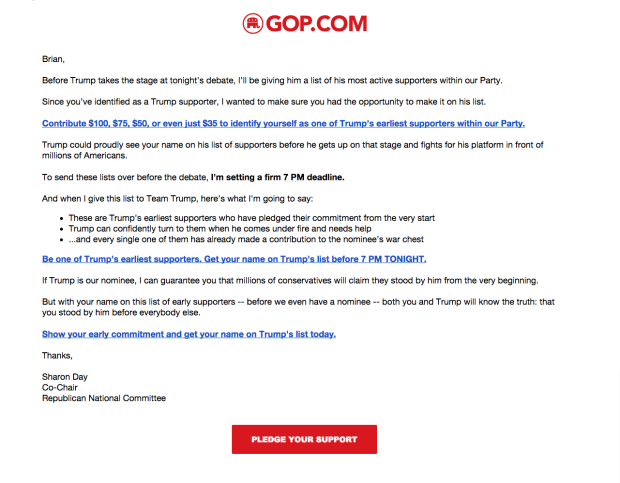 RNC email 