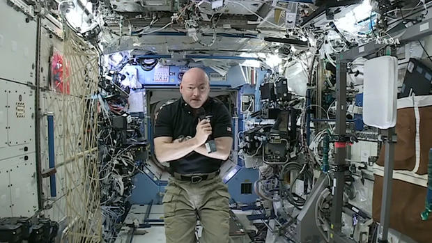 Scott Kelly on ISS 