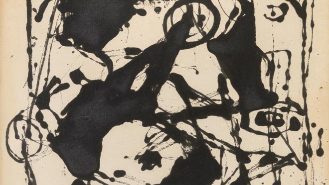 Jackson Pollock's black period - CBS News